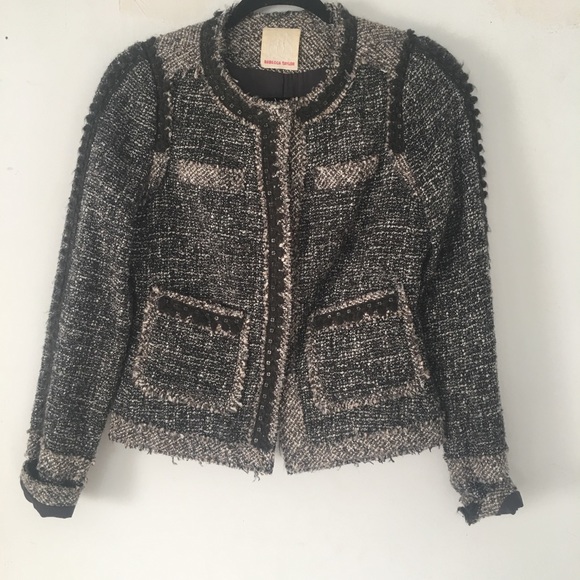 SALE⭐️⭐️⭐️Rebecca Taylor Boucle Wool Jacket - Picture 4 of 8